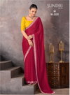 Sundri Vol 2 By Stavan Soft Georgette With Embroidery Border Sarees Exporters In India
